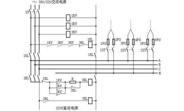 變電站事故照明原理圖 變電站事故照明原理圖
