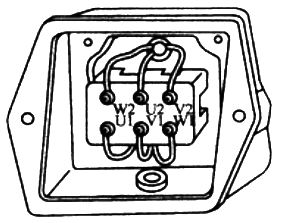 三相異步電動(dòng)機(jī)接線盒 三相異步電動(dòng)機(jī)接線盒