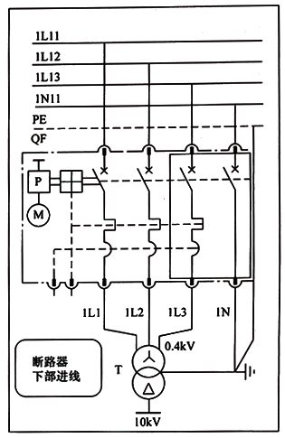 低壓斷路器的下部進(jìn)線
