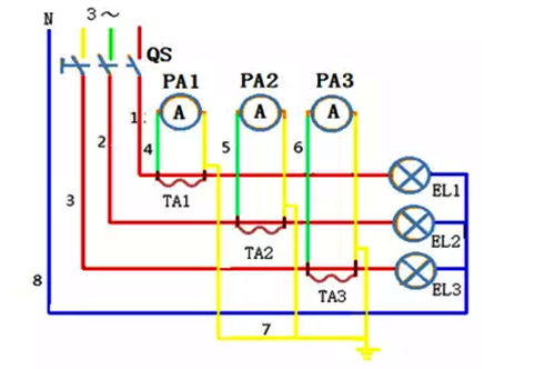 交流三相電路導(dǎo)線顏色 交流三相電路導(dǎo)線顏色