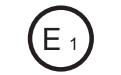 E1標識 E1標識