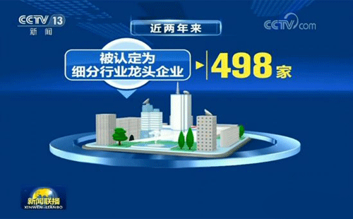 498家企業被認定為細分行業龍頭企業 498家企業被認定為細分行業龍頭企業
