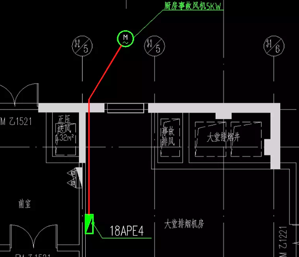 事故風機配電設計方案三 事故風機配電設計方案三