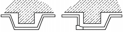不得在混凝土梁柱上鑿孔或鋼結(jié)構(gòu)上開孔，可采用預(yù)埋穿線管方法