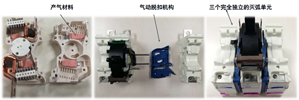 只要故障電流超過能量脫扣電流值，NSX斷路器同樣動作